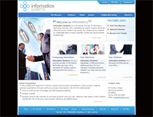 Tablet Screenshot of infomatics.com